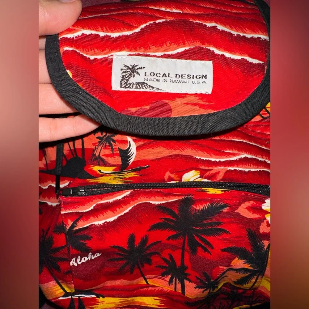 Boho Beach Small Backpack made & purchased in Hawaii - Picture 6 of 8